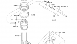 FUEL PUMP for гидроцикла KAWASAKI JET SKI ULTRA 130 D.I. (JH1100-B1)2001 year 