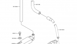 Bilge System for гидроцикла KAWASAKI JT750-A1A1994 year 