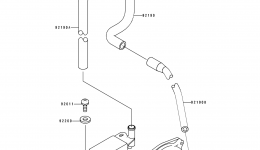 Bilge System for гидроцикла KAWASAKI JET SKI XIR (JH750-D1)1994 year 