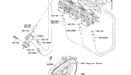 Масляный насос для гидроцикла KAWASAKI JET SKI 1100 ZXI (JH1100-A4)1999 г. 