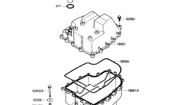 Water Muffler for гидроцикла KAWASAKI JET SKI TS (JF650-B1)1989 year 