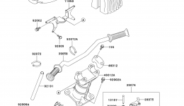 Румпель (рукоятка управления) для гидроцикла KAWASAKI JET SKI 900 STS (JT900-B4)2002 г. 