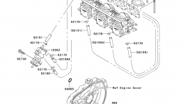 Масляный насос для гидроцикла KAWASAKI JET SKI 1100 STX (JT1100-A1)1997 г. 