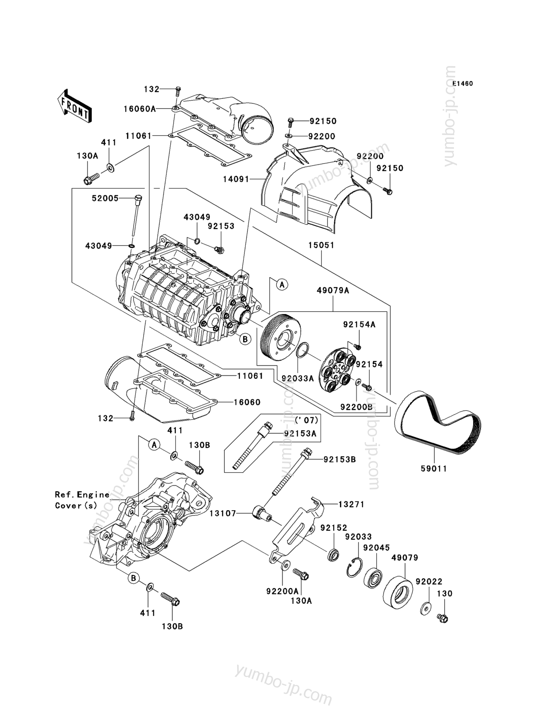 YUMBO | spare parts catalog for гидроцикла KAWASAKI JET SKI ULTRA 