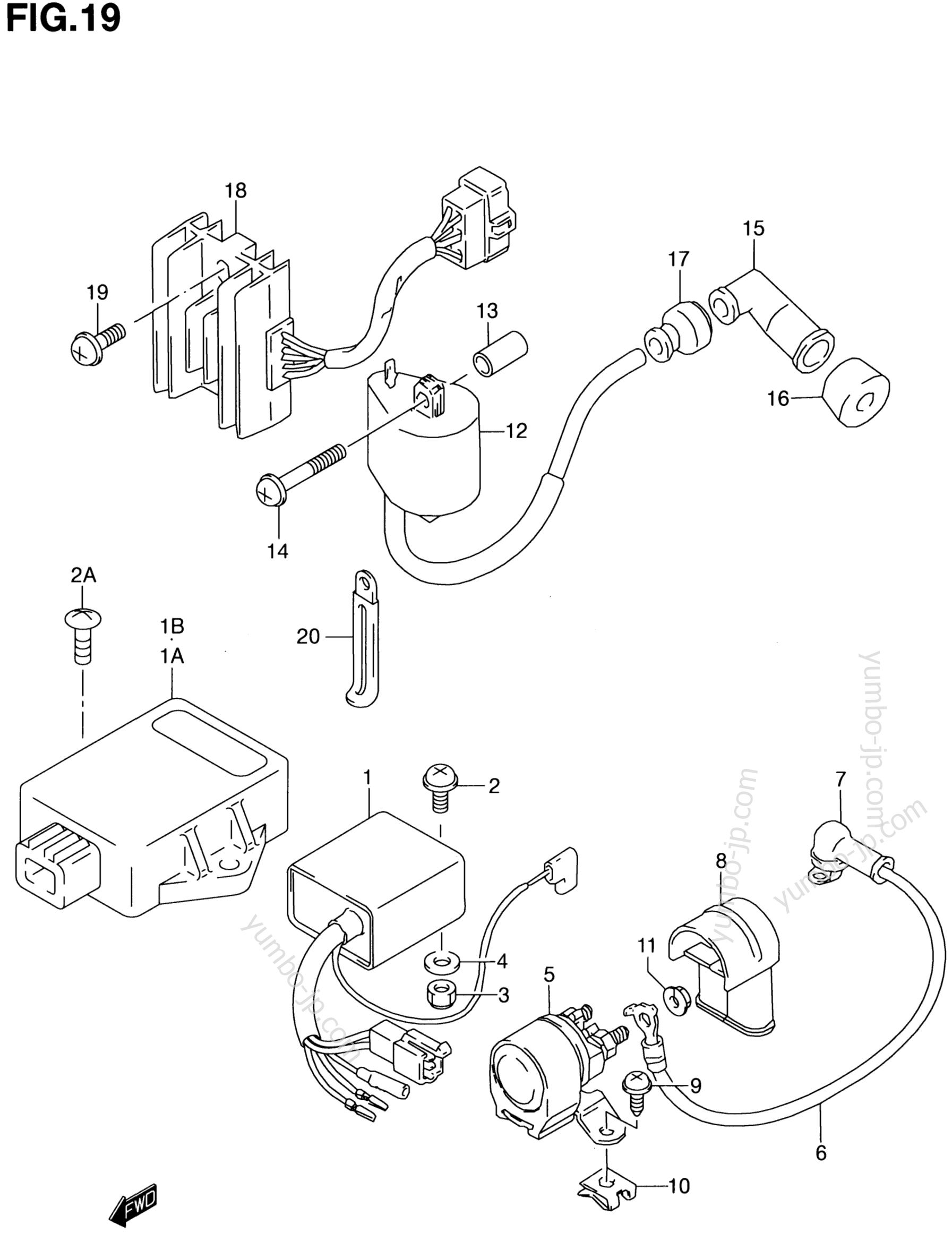 Electrical for ATVs SUZUKI QuadRunner (LT-F160) 1997 year