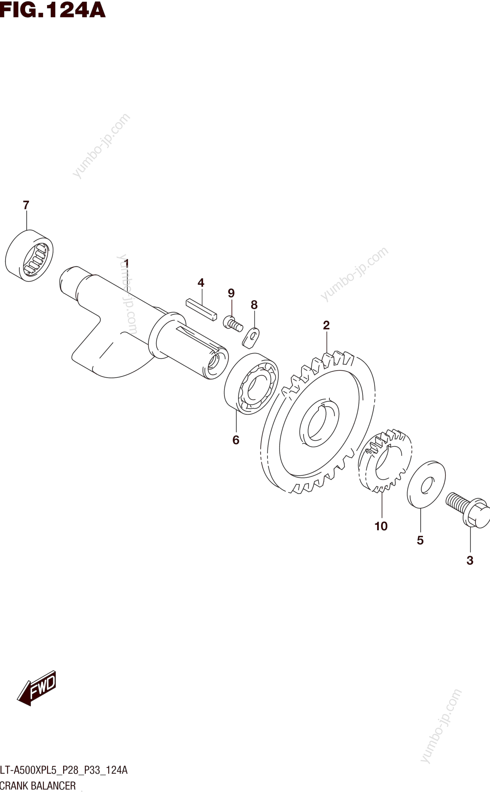 Crank Balancer для квадроциклов SUZUKI LT-A500XPZ 2015 г.