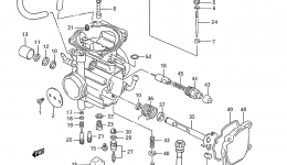 CARBURETOR (MODEL L/M/N/P/R/S) для квадроцикла SUZUKI QuadRunner (LT-4WD)1990 г. 