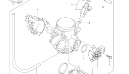 Дросельная заслонка для квадроцикла SUZUKI KingQuad (LT-A750XPZ)2012 г. 