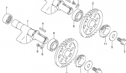 Crank Balancer for квадроцикла SUZUKI LT-A750XZ2014 year 
