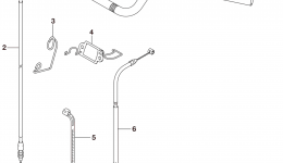 Румпель (рукоятка управления) для квадроцикла SUZUKI LT-A500X2015 г. 