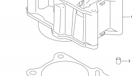 Блок цилиндров для квадроцикла SUZUKI LT-A500X2014 г. 