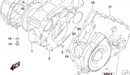 Крышка картера для квадроцикла SUZUKI LT-A400F2015 г. 