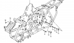 FRAME (MODEL H/J/K/L/M/N) for квадроцикла SUZUKI QuadRacer (LT250R)1991 year 