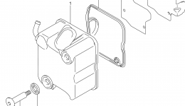 Крышка головки блока цилиндров для квадроцикла SUZUKI LT-Z902014 г. 