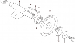 Crank Balancer for квадроцикла SUZUKI LT-A500XZ2015 year 