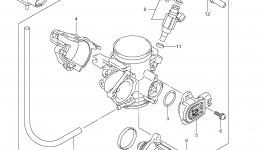 Дросельная заслонка для квадроцикла SUZUKI KingQuad (LT-A750X)2013 г. 
