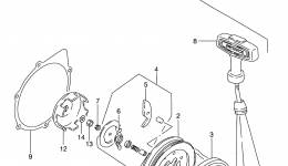 RECOIL STARTER for квадроцикла SUZUKI QuadRunner 2WD (LT-F250)2001 year 