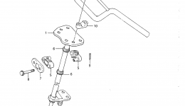 STEERING SHAFT для квадроцикла SUZUKI QuadRunner (LT230E)1989 г. 