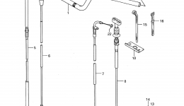 HANDLE BAR для квадроцикла SUZUKI QuadRunner (LT160E)1991 г. 