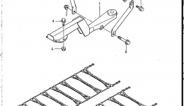 TRAILER BAR - TIRE TRACTION BELT (OPT) for квадроцикла SUZUKI LT-F2301986 year 