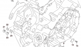 Крышка картера для квадроцикла SUZUKI LT-F400F2015 г. 