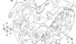 Крышка картера для квадроцикла SUZUKI LT-F400FZ2014 г. 