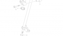 STEERING SHAFT для квадроцикла SUZUKI Vinson 4WD (LT-A500FC)2006 г. 