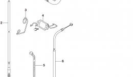 Румпель (рукоятка управления) для квадроцикла SUZUKI LT-A750XZ2015 г. 
