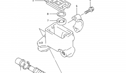 FRONT MASTER CYLINDER (MODEL M/N/P/R/S) для квадроцикла SUZUKI QuadRunner (LT-4WD)1987 г. 