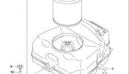 AIR CLEANER для квадроцикла SUZUKI LT-A500XPZ2015 г. 
