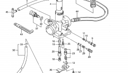 Карбюратор для квадроцикла SUZUKI QuadRunner (LT160E)1991 г. 
