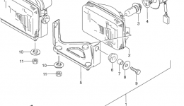 HEADLAMP для квадроцикла SUZUKI QuadRunner (LT-4WD)1996 г. 
