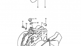 Крышка картера для квадроцикла SUZUKI LT501986 г. 