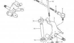 KNUCKLE ARM для квадроцикла SUZUKI QuadRunner (LT-F160)1991 г. 