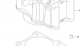 Блок цилиндров для квадроцикла SUZUKI LT-A500X2015 г. 