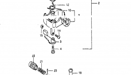HANDLE GRIP (MODEL H) for квадроцикла SUZUKI LT501987 year 