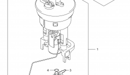 Топливный насос для квадроцикла SUZUKI LT-A750XPZ2014 г. 