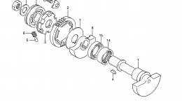 CRANK BALANCER (MODEL F/G) for квадроцикла SUZUKI QuadRacer (LT250R)1991 year 