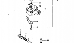 HANDLE GRIP (MODEL E/F/G) for квадроцикла SUZUKI LT501984 year 