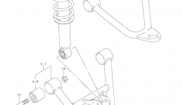 SUSPENSION ARM for квадроцикла SUZUKI Ozark (LT-F250)2012 year 