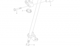 STEERING SHAFT для квадроцикла SUZUKI Vinson 4WD (LT-F500F)2006 г. 