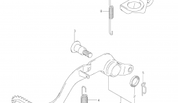 BRAKE PEDAL (MODEL K6/K7/K8) for квадроцикла SUZUKI QuadRacer (LT-R450)2009 year 
