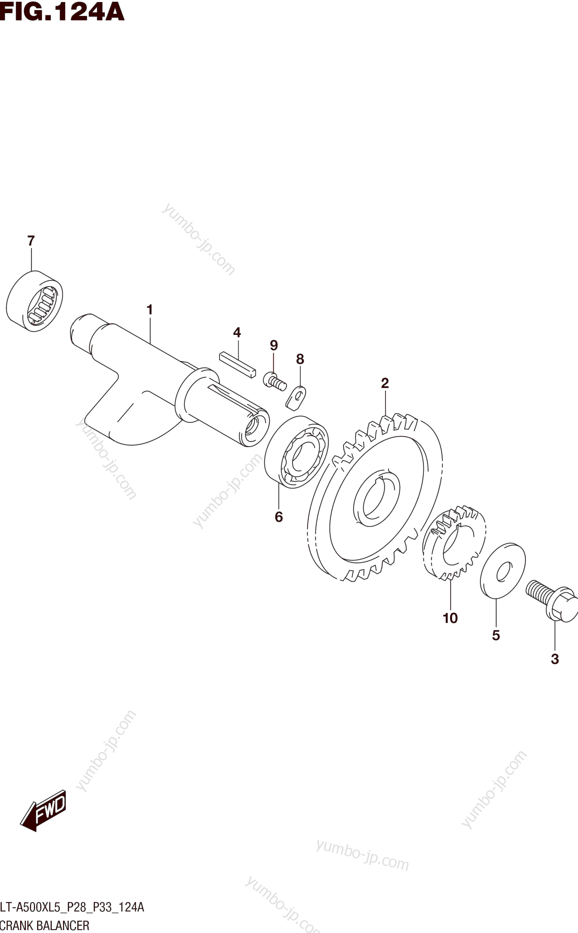 Crank Balancer для квадроциклов SUZUKI LT-A500XZ 2015 г.