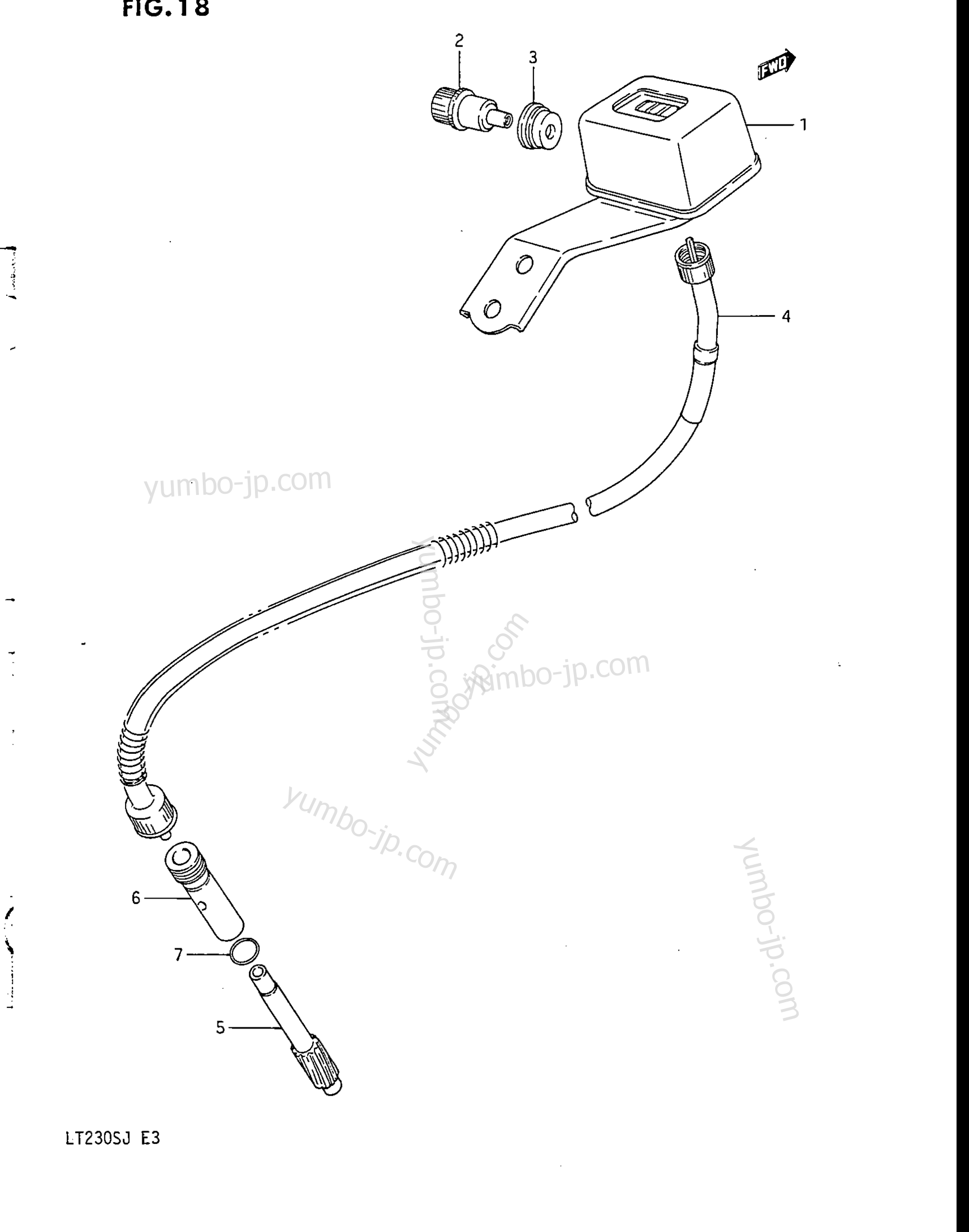 TRIP METER (MODEL F/G/H OPT) для квадроциклов SUZUKI LT230S 1987 г.