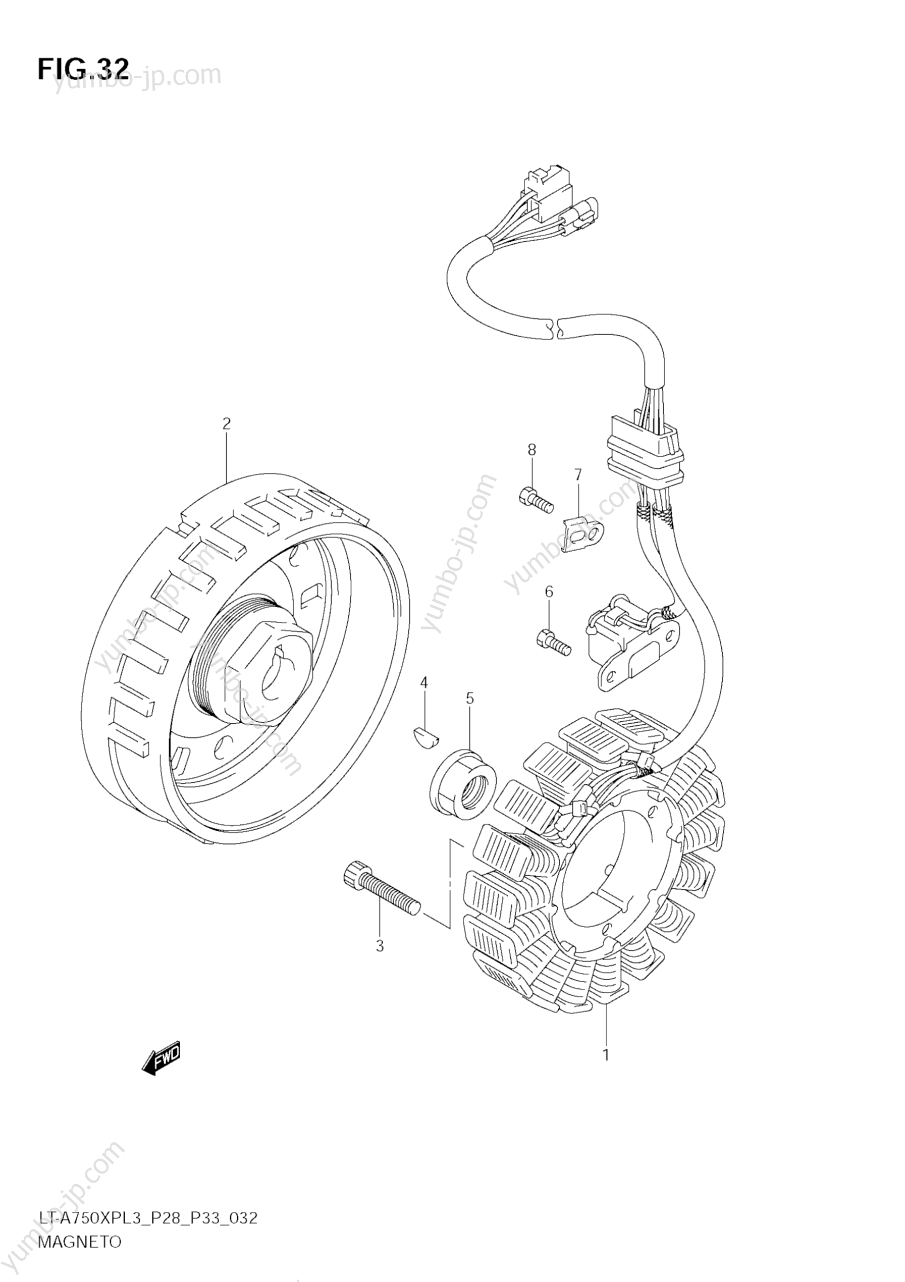 MAGNETO для квадроциклов SUZUKI KingQuad (LT-A750XP) 2013 г.