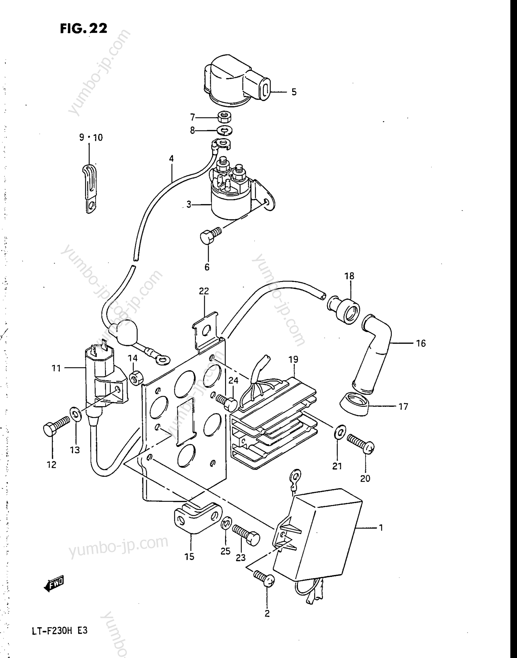 Electrical for ATVs SUZUKI LT-F230 1986 year