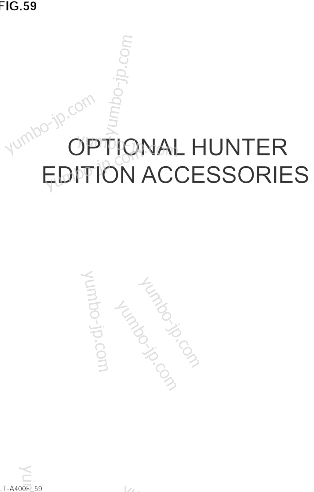 OPTIONAL (LT-A400FH HUNTER EDITION) for ATVs SUZUKI Eiger Auto 4WD (LT-A400FC) 2004 year