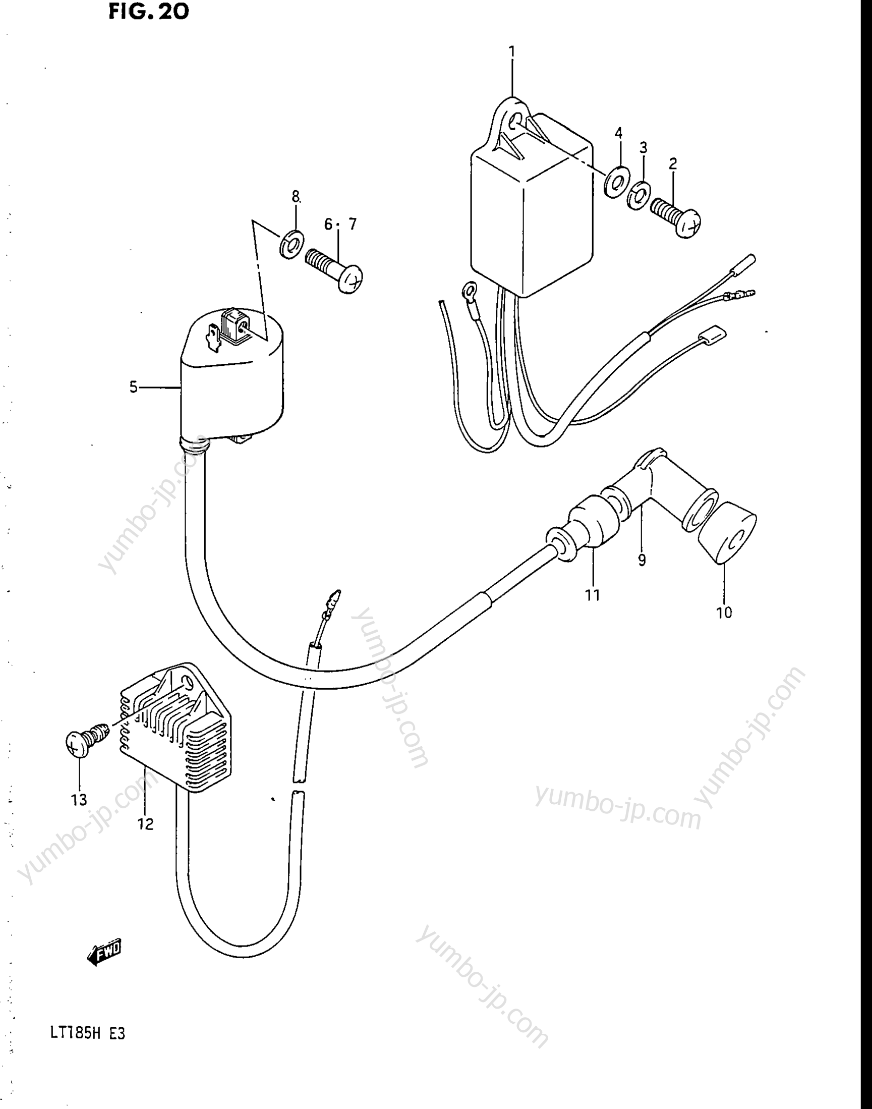 Electrical для квадроциклов SUZUKI LT185 1985 г.