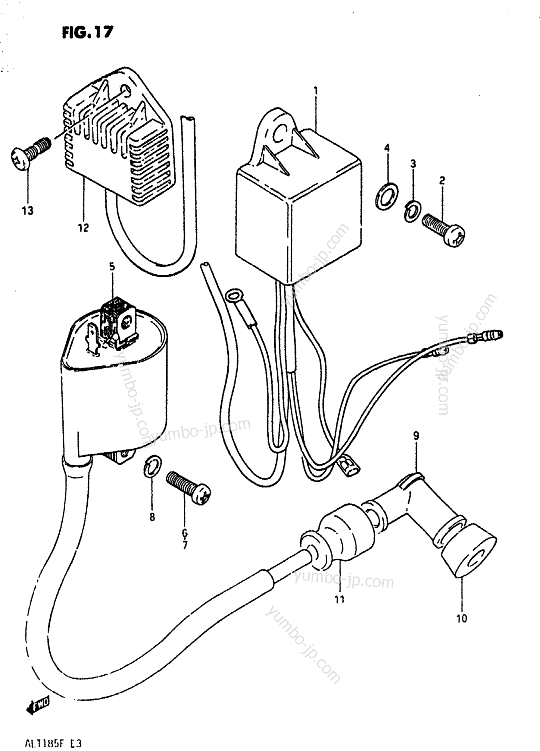 Electrical для квадроциклов SUZUKI ALT185 1985 г.