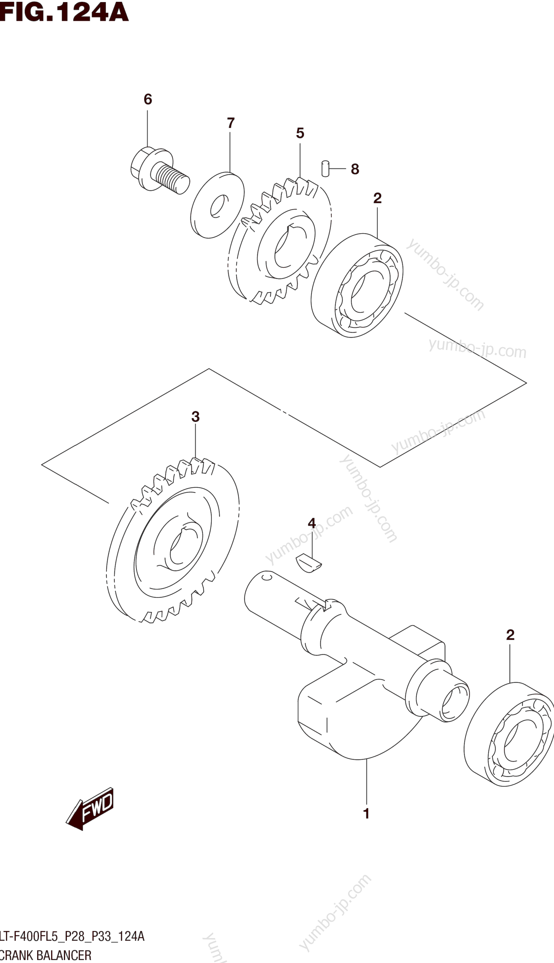 Crank Balancer для квадроциклов SUZUKI LT-F400F 2015 г.